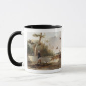 Mug Tir de faisan (huile sur la toile) (Gauche)