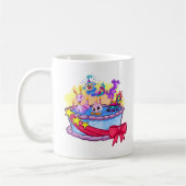 Mug Tir de groupe de gâteau d'anniversaire (Gauche)