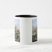 Mug Tir de perdrix (huile sur la toile) (Centre)