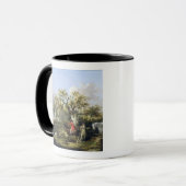 Mug Tir de perdrix (huile sur la toile) (Devant gauche)