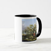 Mug Tir de perdrix (huile sur la toile) (Devant droit)