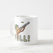 Mug Tir de pigeon argenté (Devant gauche)