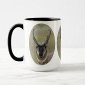 Mug Tir de tête de visage noir de mâle d'antilope (Gauche)