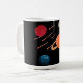 Mug Tir des étoiles dans l'espace (Devant gauche)