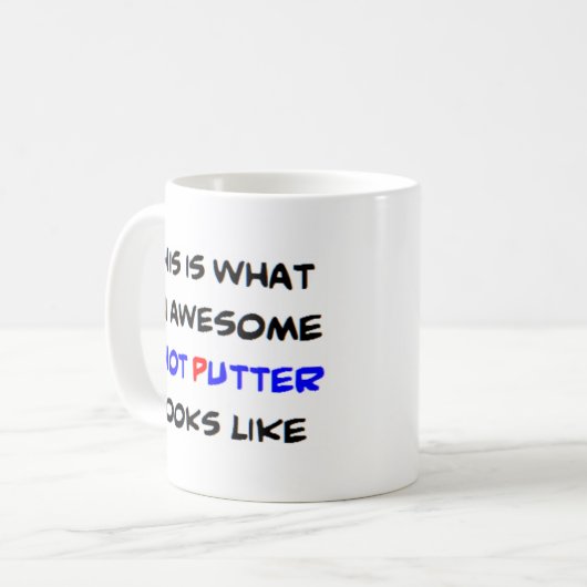 Mug tir putter, génial (Devant gauche)