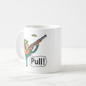 Mug Tir sur le piège de Pigeon d'argile (Devant gauche)