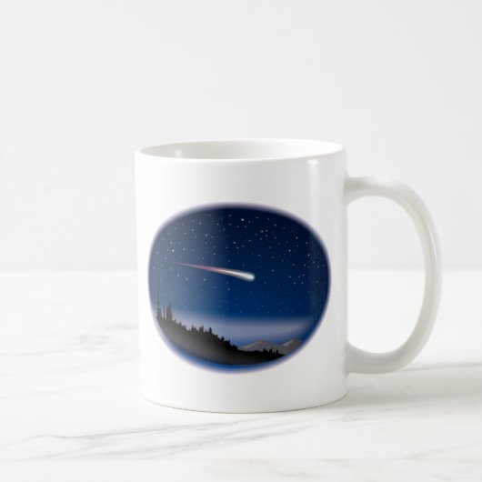 Mug Tir une étoile sur le paysage nocturne (Droite)
