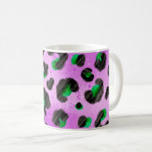 Mug Tirage à main Abstrait Brosses à brosse fourrure s (Devant droit)