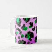 Mug Tirage à main Abstrait Brosses à brosse fourrure s (Devant gauche)