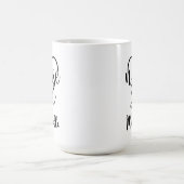 Mug Tirage minimaliste personnalisé de la stéthoscope  (Centre)