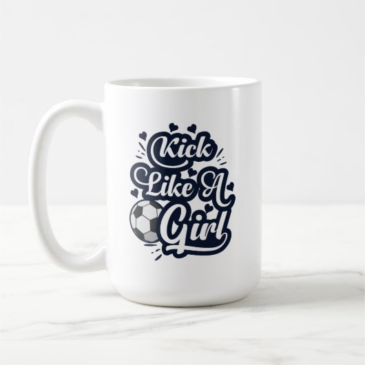 Mug Tire Comme Une Fille (Gauche)