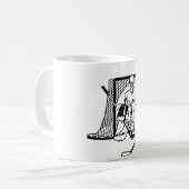 Mug Tiré Sur Le Hockey Net (femelle) (Devant gauche)