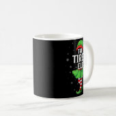 Mug Tired Elf Christmas Girls Women Elf Squad Xmas Fam (Devant droit)