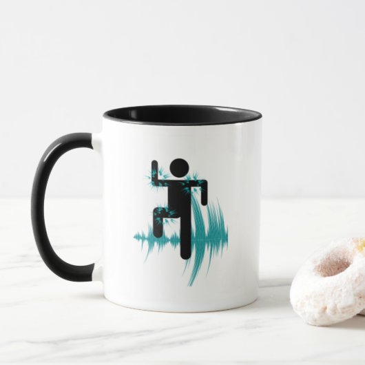 Mug Tirer autour de la boue (Avec donut)