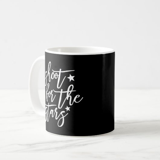 Mug tirer pour les étoiles (Devant gauche)
