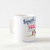 Mug Tireur de Fox Terrier Vote Vocal (Devant gauche)