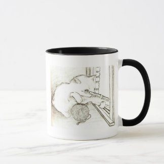 Mug Tireur isolé Kitty