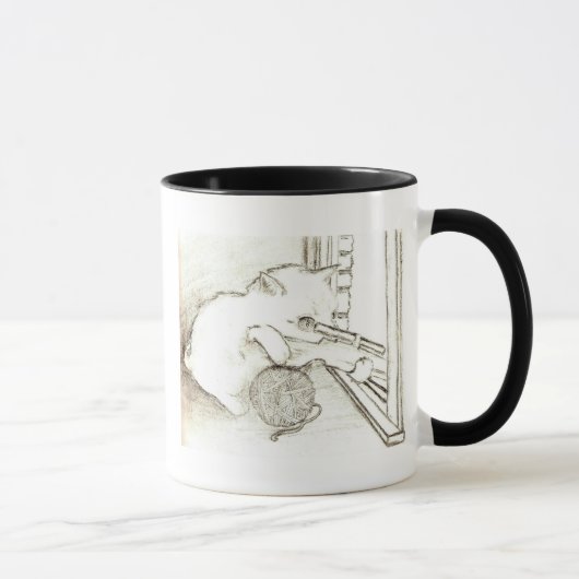 Mug Tireur isolé Kitty (Droite)