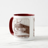 Mug Tirs au but de retours au pays (Devant gauche)