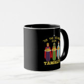 Mug Tis Season For Tamales Funny Mexican Christmas (Devant droit)