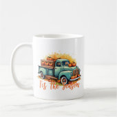 Mug 'Tis The Season - Camion rustique avec Citrouilles (Gauche)