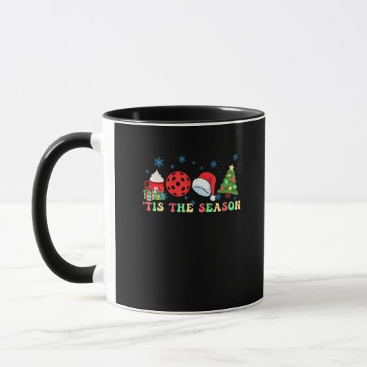 Mug Tis The Season For Pickleball Iii Modern Aesthetic (Gauche)