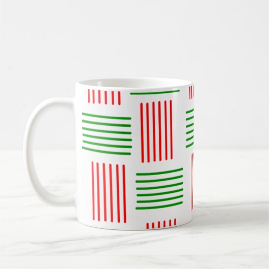 Mug tissage de Noël (Gauche)