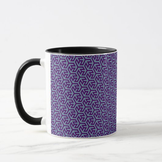 Mug Tissage Hexagonal Royal (Gauche)