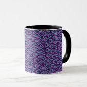 Mug Tissage Hexagonal Royal (Devant droit)