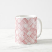 Mug Tissage Panier Rose (Devant droit)