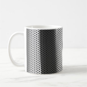 Mug Tissu à pois blanc et noir