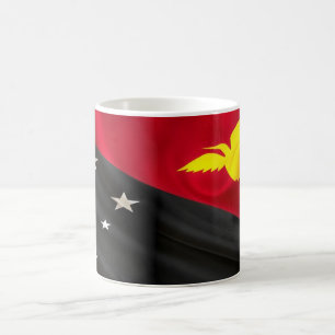 Mug Tissu de drapeau de la Papouasie-Nouvelle-Guinée