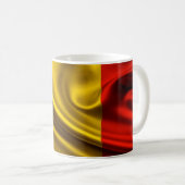 Mug Tissu de drapeau de la Roumanie (Devant droit)