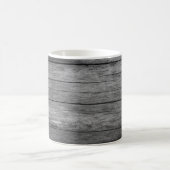 Mug Tissu de grain gris de bois (Centre)