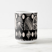 Mug Tissu de moisissure tribale des Caraïbes : noir, b (Centre)