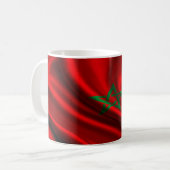 Mug Tissu Drapeau Maroc (Devant gauche)