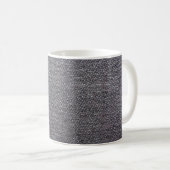 Mug tissu gris noir (Devant droit)