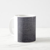 Mug tissu gris noir (Devant gauche)
