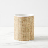 Mug Tissu naturel, arrière - plan texturé. (Centre)