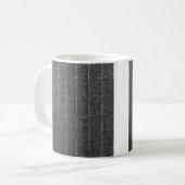 Mug Tissu noir gris rayé gris gris rayé (Devant gauche)