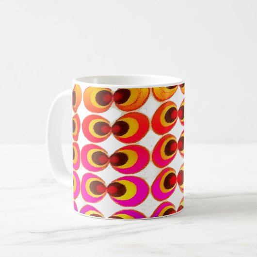 Mug Tissu psychédélique (Devant gauche)