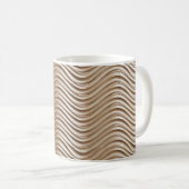 Mug Tissu rayé blanc et gris (Devant droit)
