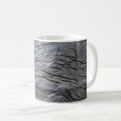 Mug Tissu rayé noir et gris (Devant droit)