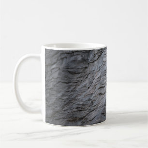 Mug Tissu rayé noir et gris