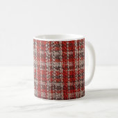 Mug Tissu taran rouge : Arrière - plan texturé (Devant droit)