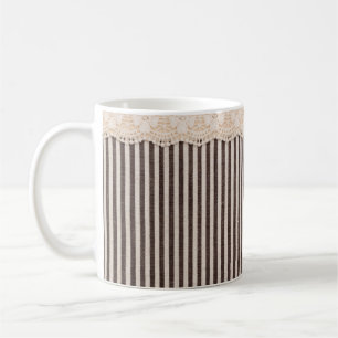 Mug Tissu texture textile et dentelle pour arrière - p