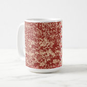 Mug Tissu traditionnel vibrant avec flo complexe (Devant gauche)