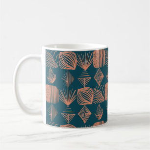 Mug Tissu Tribal Gras des Caraïbes : Turquoise, Jeu de