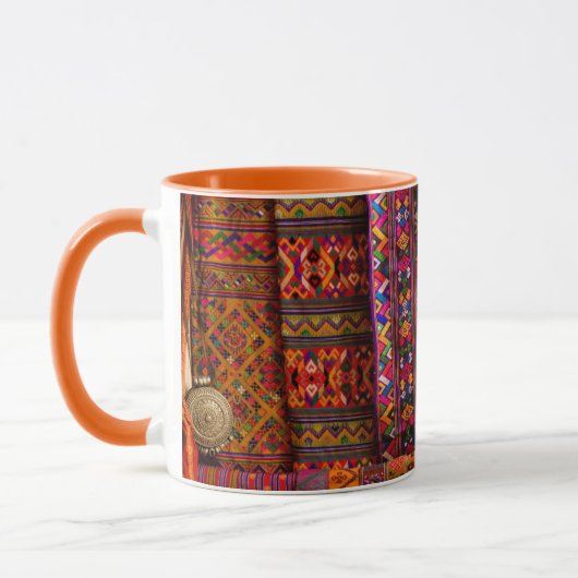 Mug Tissus bhoutanais à vendre (Gauche)