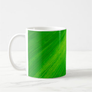 Mug Tissus de feuilles vertes